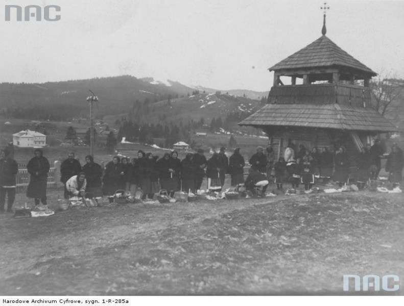 Посвячення пасок у Ворохті. 1933 рік