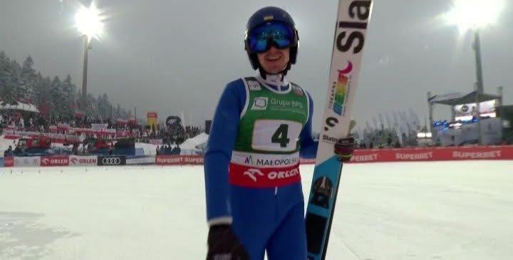 Прикарпатський стрибун з трампліна Євген Марусяк показав історичний для України результат на Кубку світу