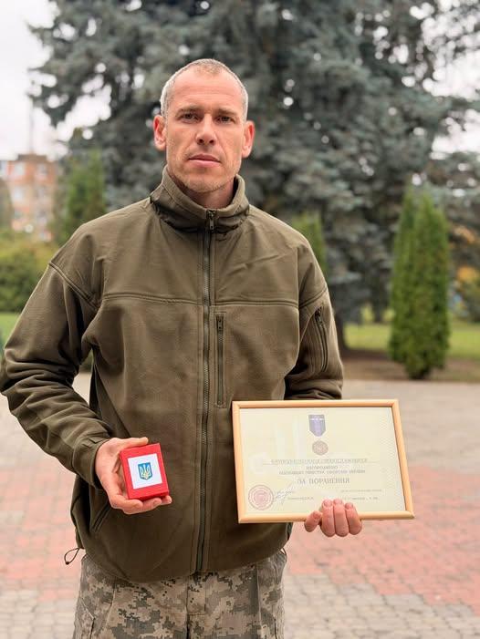 Юрія Батицького з Бурштинської громади нагородили за мужність і службу Україні
