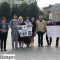 Приїхали проконтролювати: мешканці Рожнятівщини вийшли на протест під стіни ОДА (ФОТО)