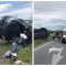 У Коломиї через ДТП перекинувся мікроавтобус з вісьмома пасажирами