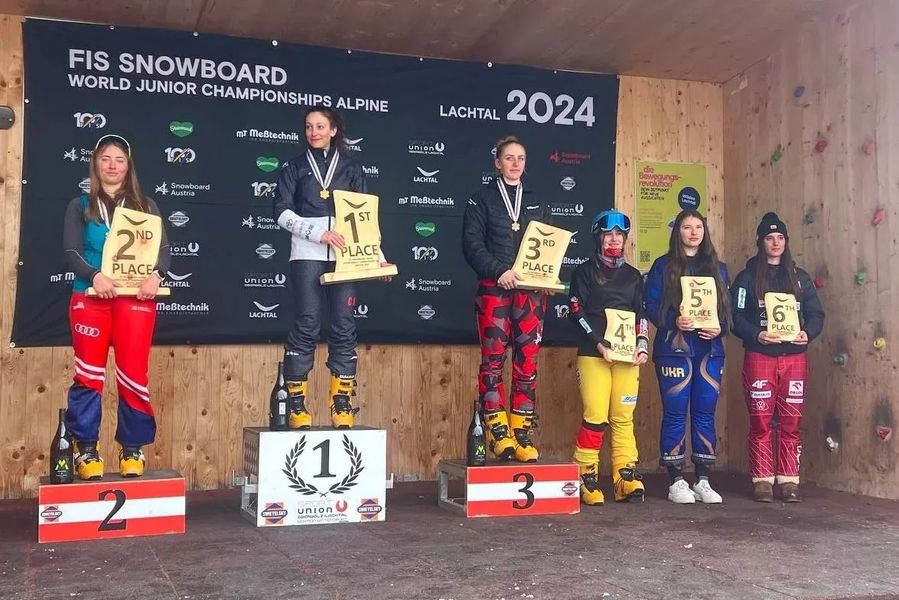 Прикарпатська сноубордистка виборола три медалі на чемпіонаті світу в Австрії