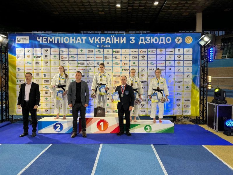 Дзюдоїстки з Надвірної вибороли дві медалі на Чемпіонаті України