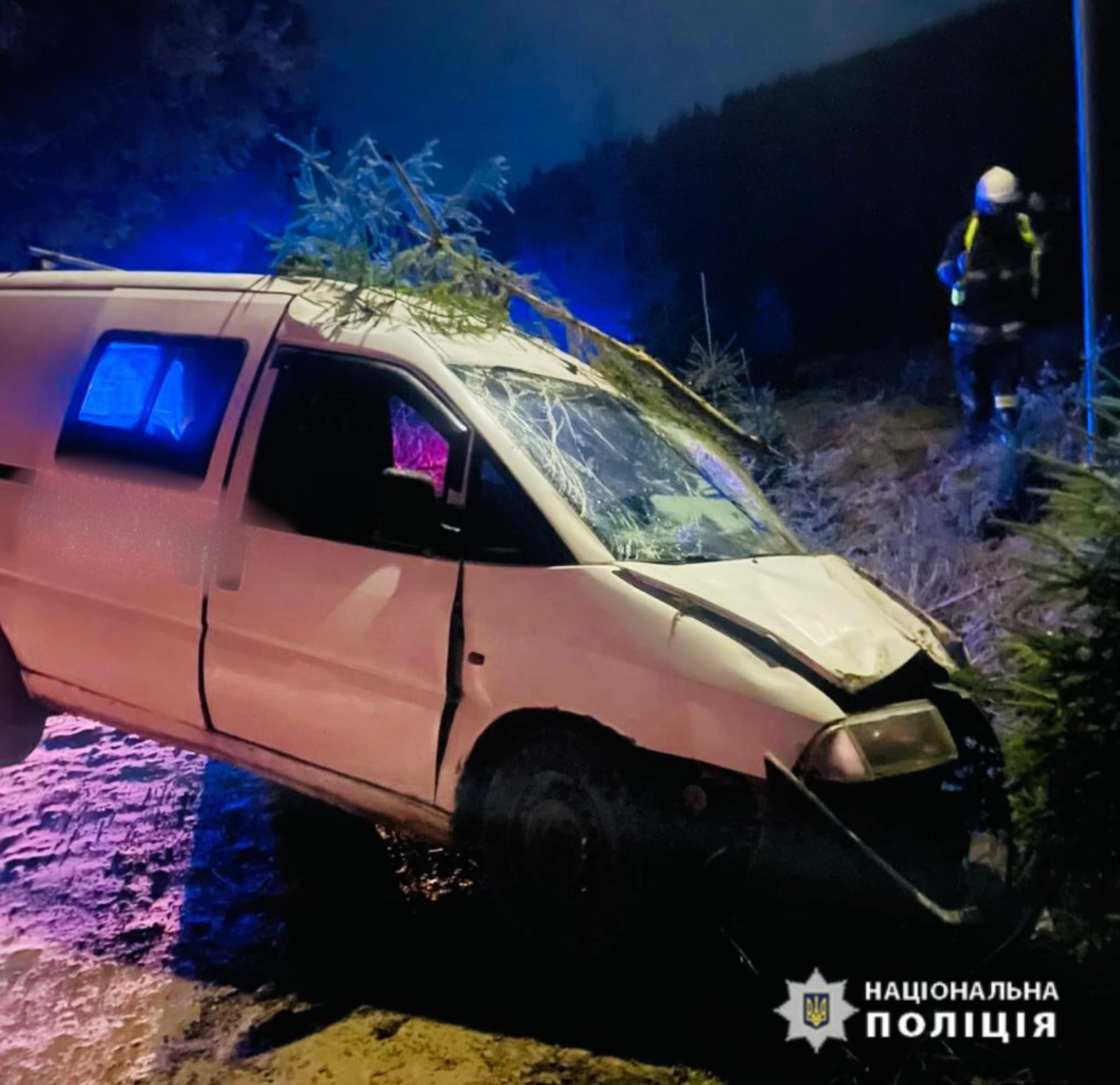 Водій загинув: на Калущині перекинулось авто