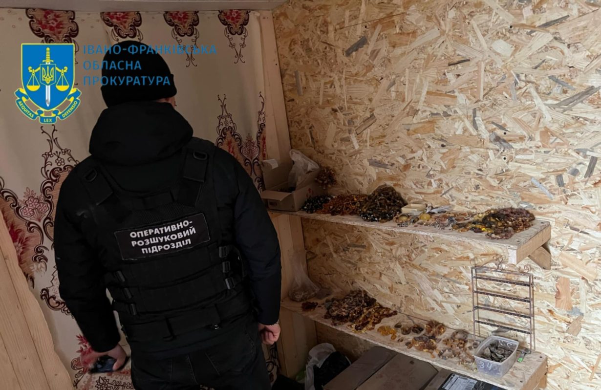 На Прикарпатті судитимуть організатора злочинної групи, що нелегально торгувала бурштином