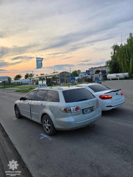 На водія, який спричинив ДТП у Франківську, патрульні склали три протоколи