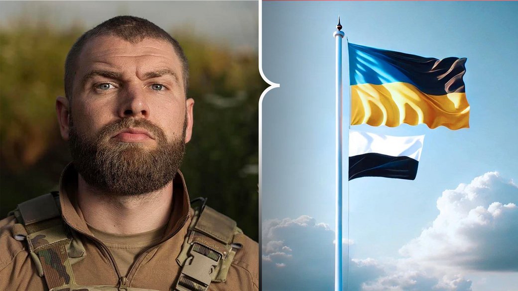 “Символ незламності”: захисник “Азовсталі” з Полтави Сергій Волинський створив чорно-білий прапор